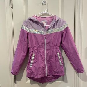 Girls purple hooded jacket 💕